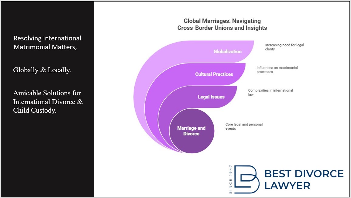 Global Marriages: Navigating Cross-Border Unions and Insights.Resolving International Matrimonial Matters, Globally & Locally.Amicable Solutions for International Divorce & Child Custody.