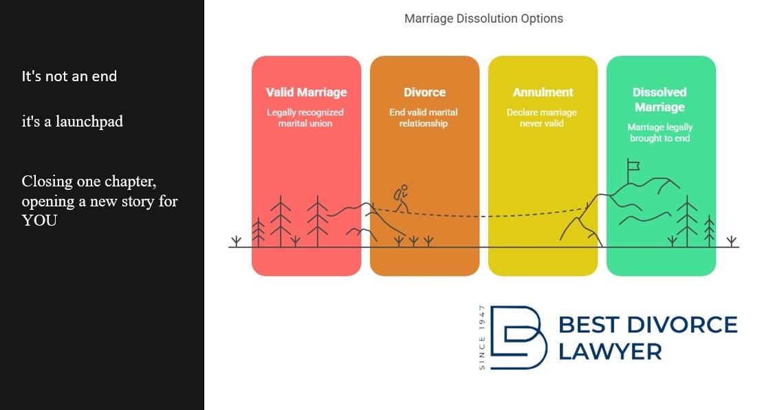 Divorce and Annulment, Choose the appropriate legal process for dissolving a marriage