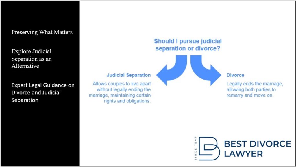 Judicial Separation vs. Divorce